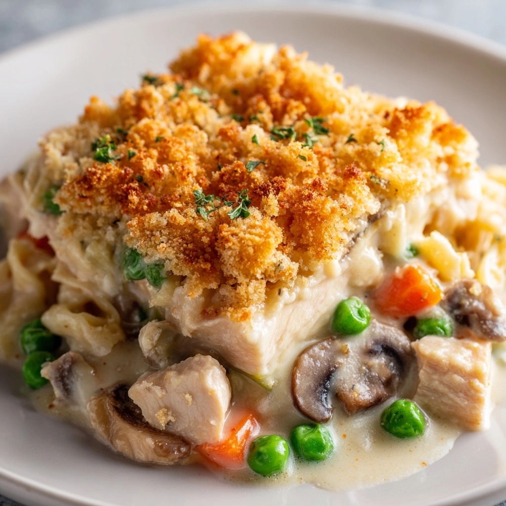Chicken Noodle Casserole Recipe - Recipe Image