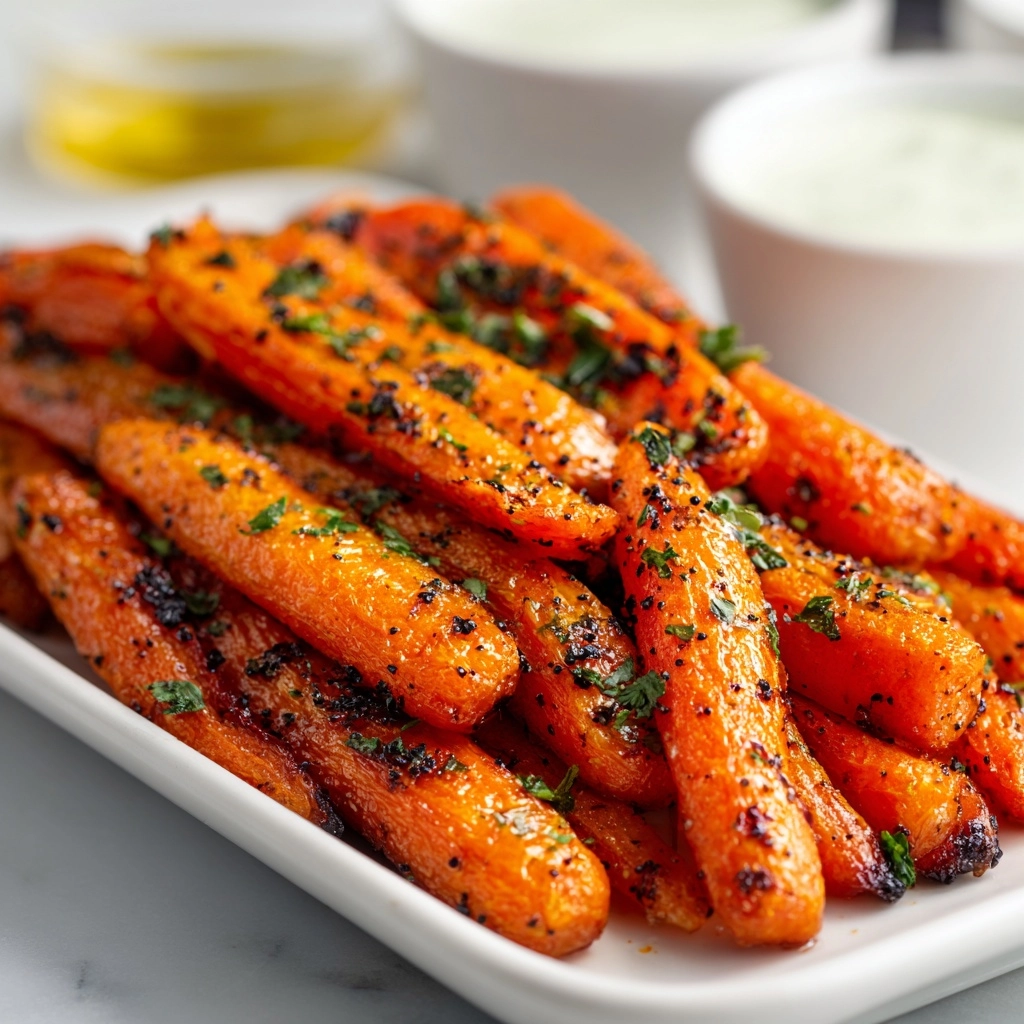 Roasted Parsley Carrots Recipe - Recipe Image