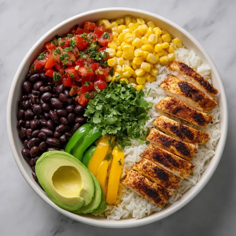 Grilled Chicken Fajita Bowl Recipe