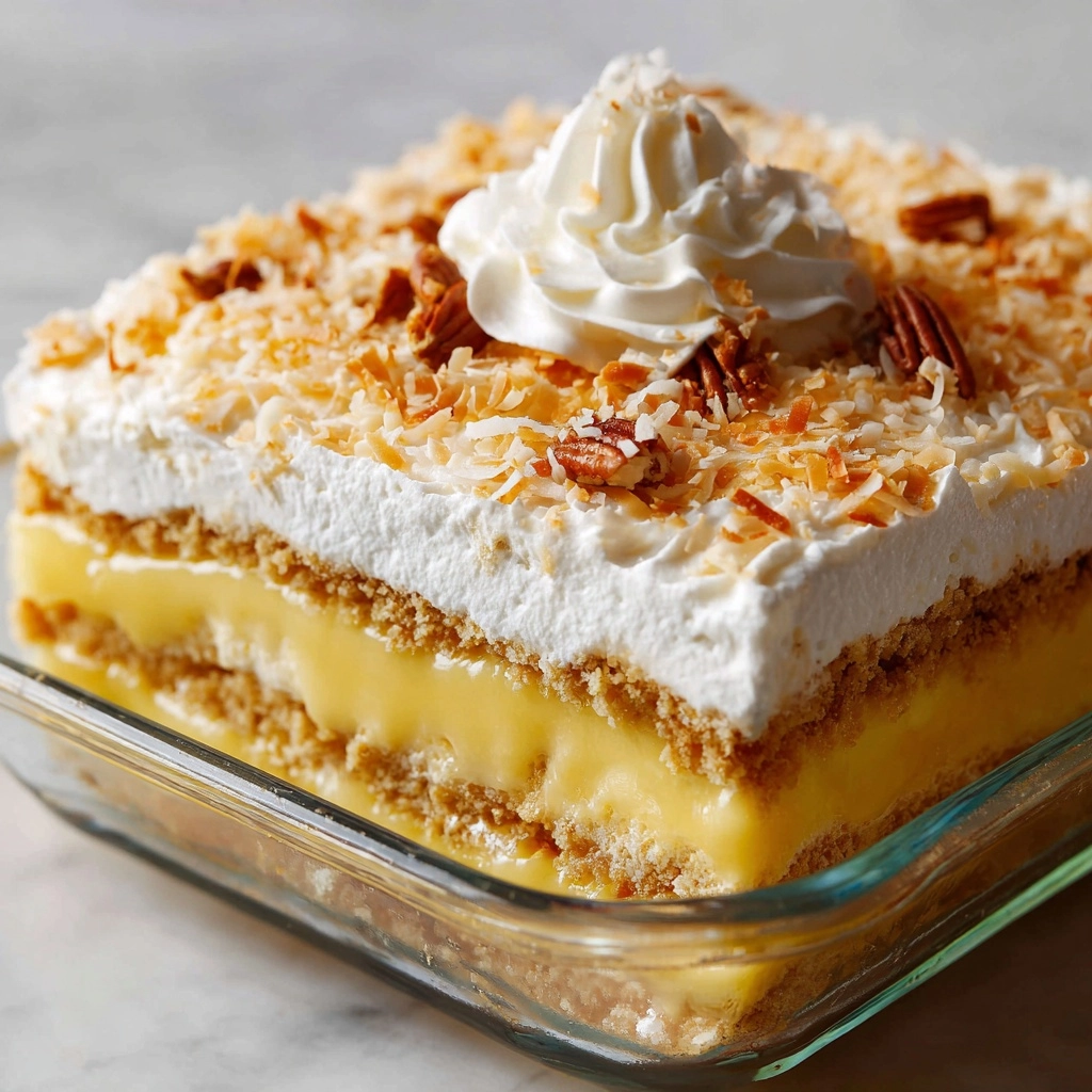 Coconut Cream Layered Dessert Recipe