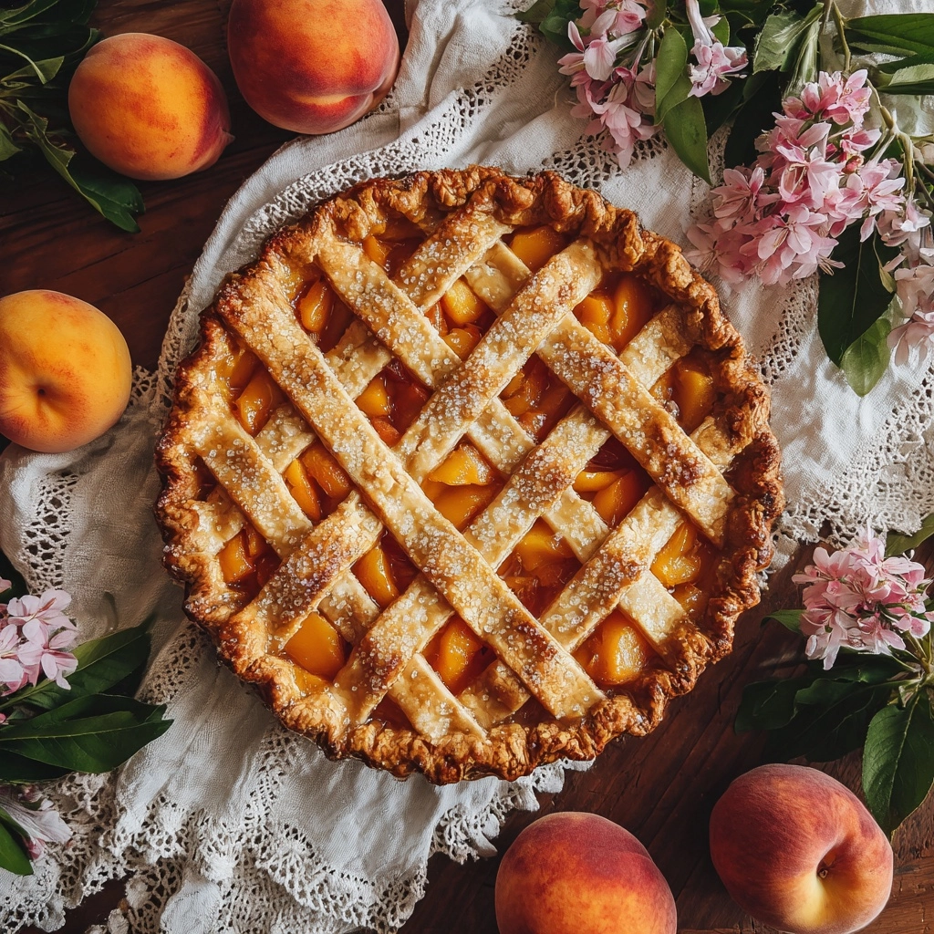 Brown Butter Strawberry Peach Pie Recipe - Recipe Image