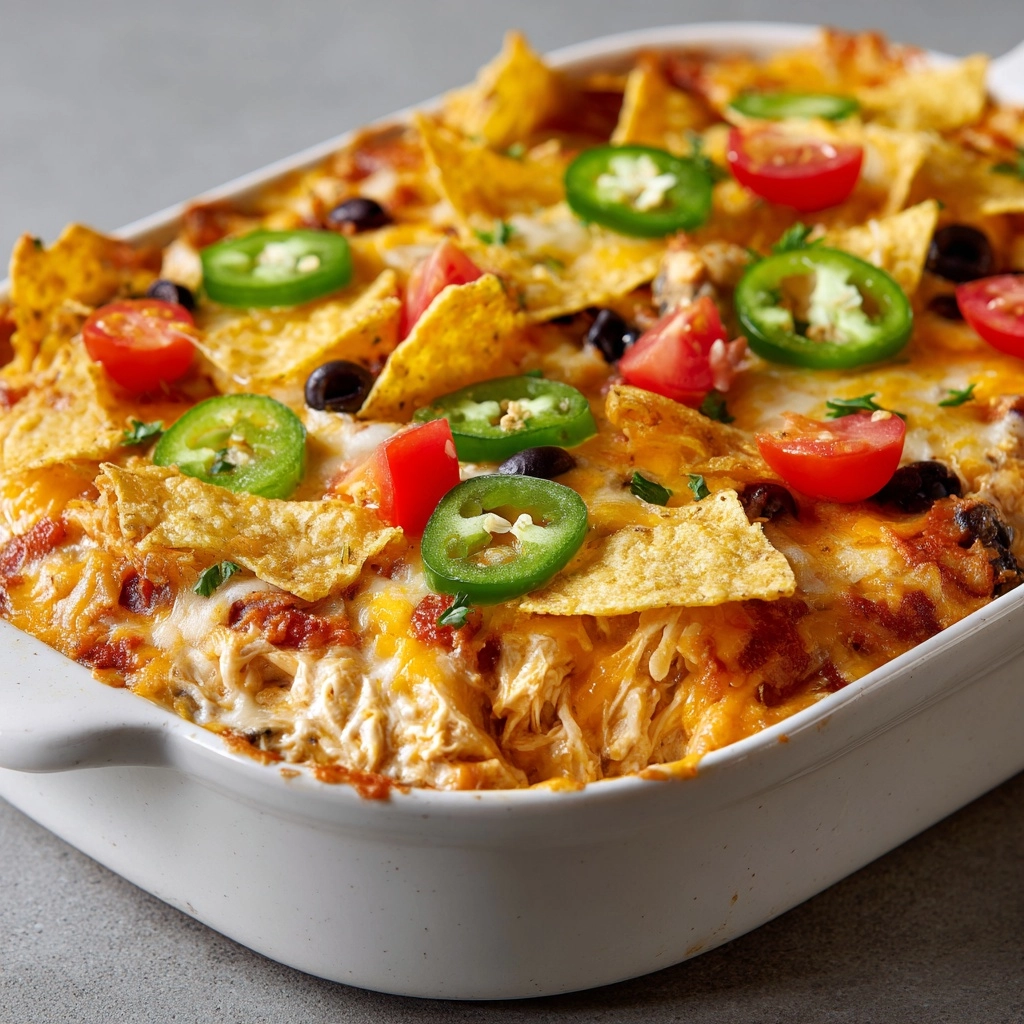 Nacho Chicken Casserole Recipe - Recipe Image