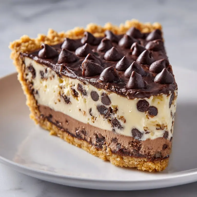 Chocolate Chip Cookie Dough Pie Recipe