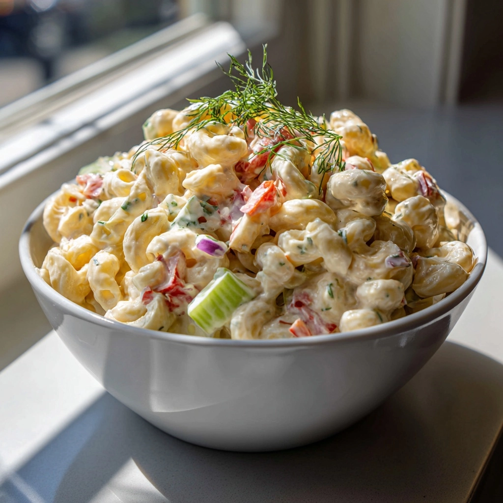 Classic Macaroni Salad with a Twist Recipe - Recipe Image