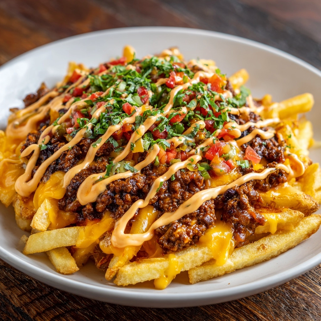 Nduja Beef Loaded Fries Recipe - Recipe Image