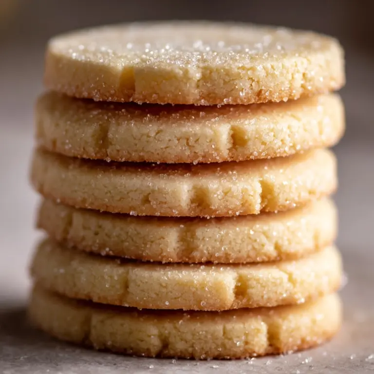 Lemon Shortbread Cookies Recipe