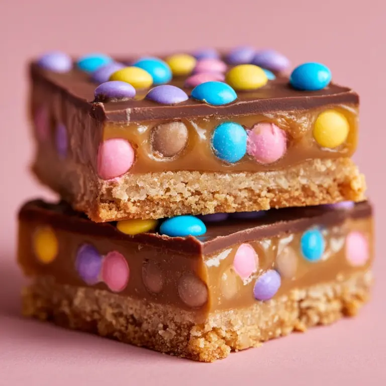 No-Bake Easter Peanut Butter Bars Recipe