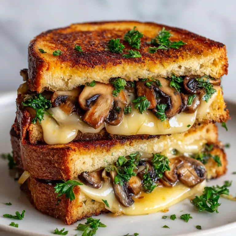 Mushroom Sandwich Melts Recipe