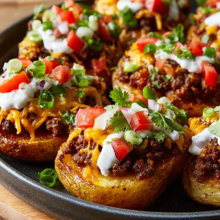Cheesy Taco Potatoes Recipe