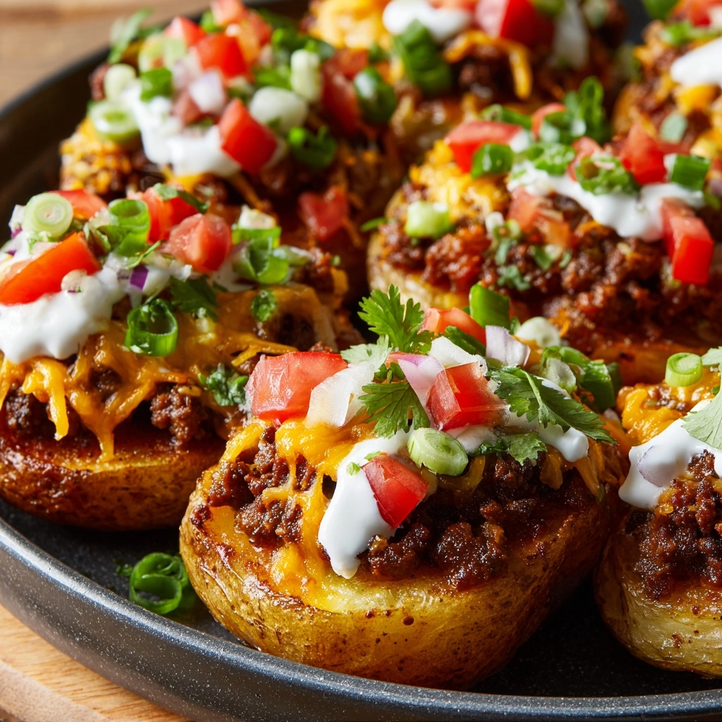 Cheesy Taco Potatoes Recipe