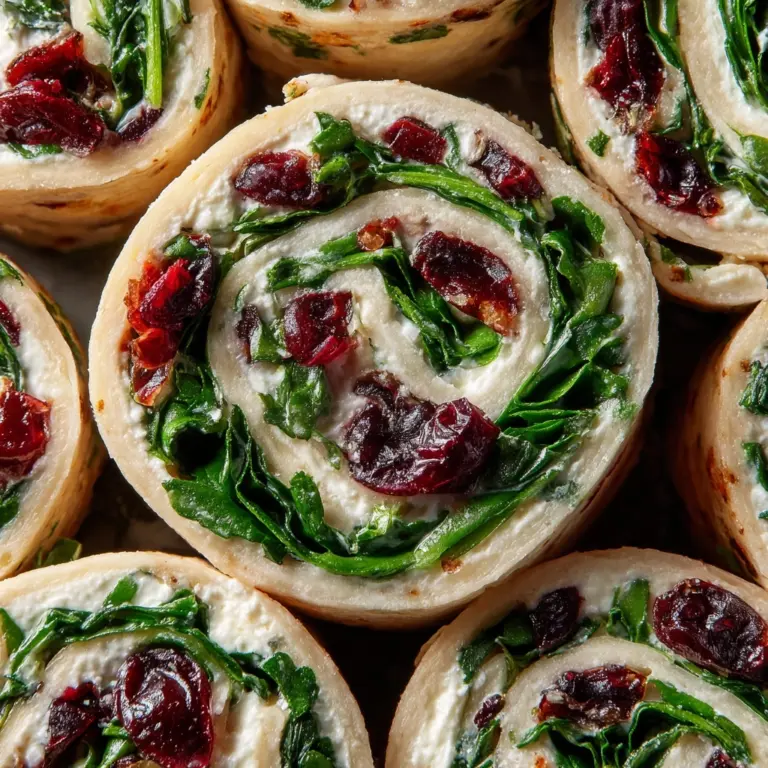 Turkey Cranberry Pinwheels Recipe
