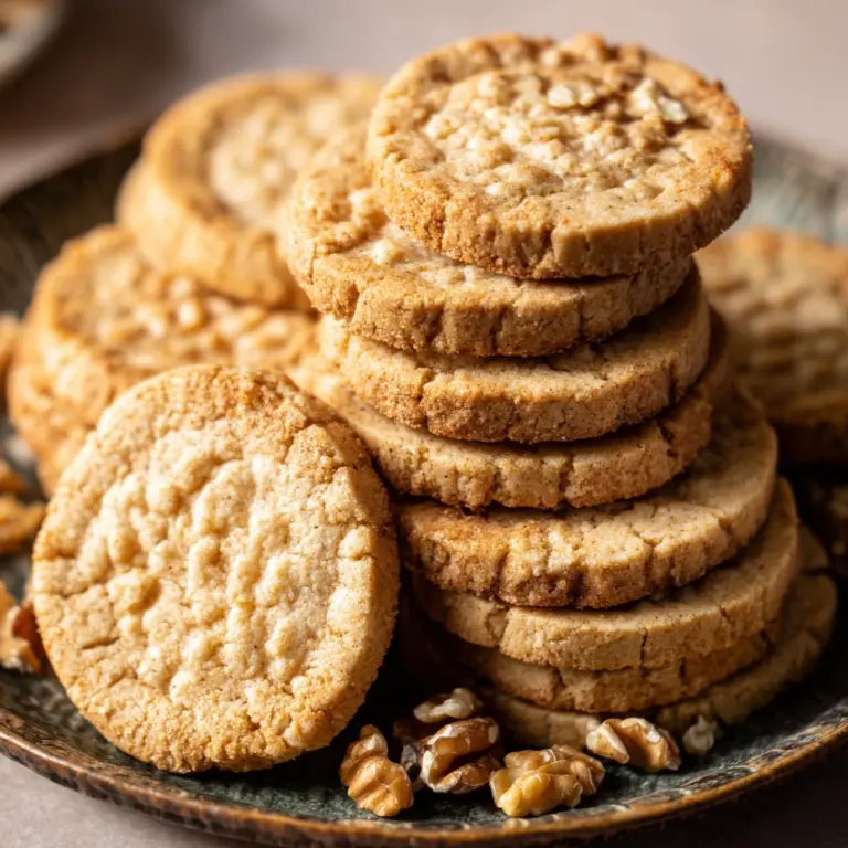 Walnut Butter Cookies Recipe