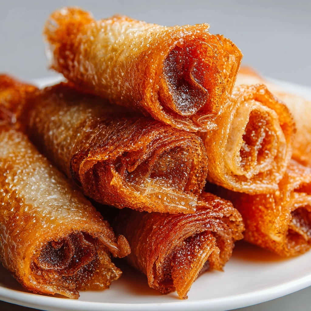 Baked Apple Pie Rice Paper Rolls: An Amazing Ultimate Recipe - Recipe Image
