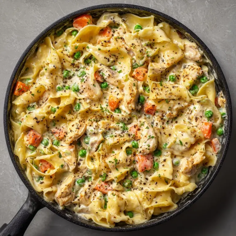 Chicken Pot Pie Noodle Recipe