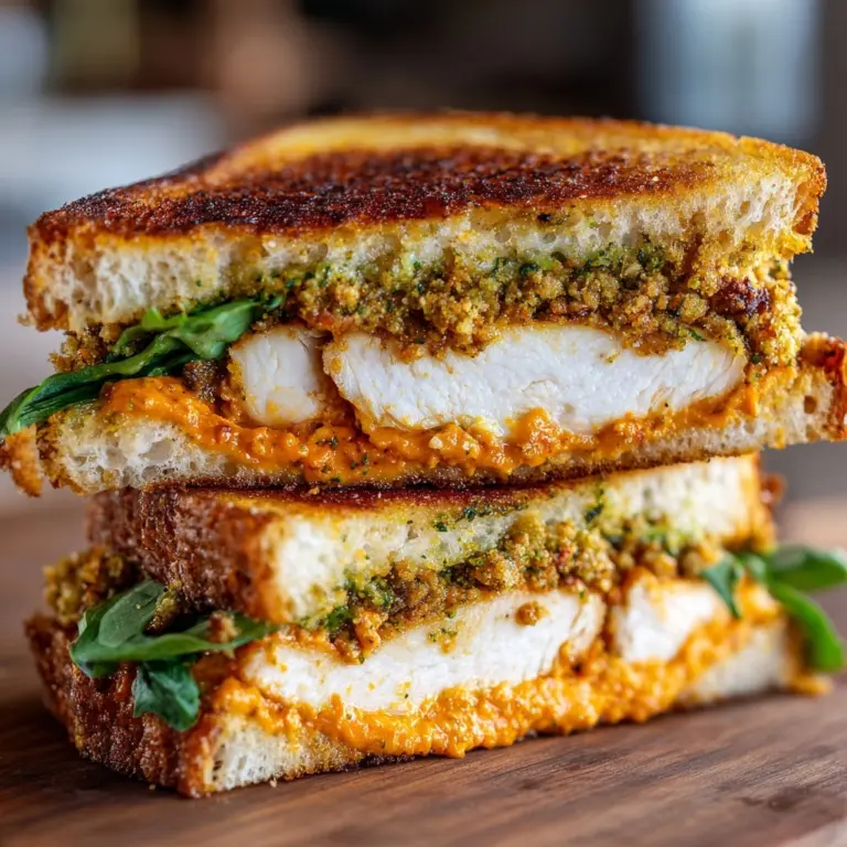 Crunchy Chicken Romesco Sandwich Recipe