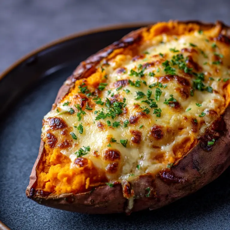 Twice Baked Sweet Potatoes Recipe