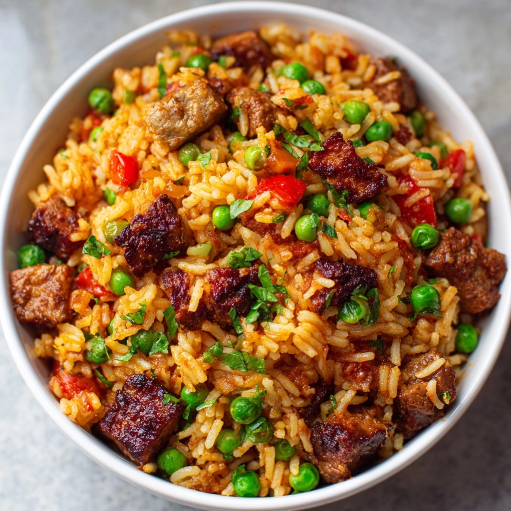 Serbian Rice with Meat (Djuvec Rice) Recipe - Recipe Image