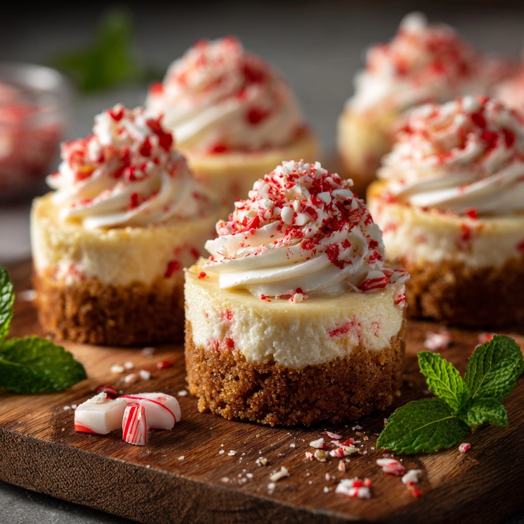 No-Bake Peppermint Cheesecake Bites Recipe - Recipe Image