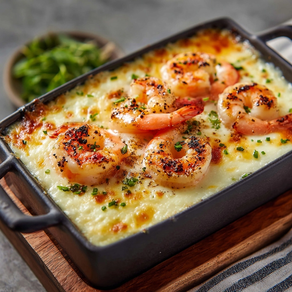 Garlic Shrimp Gratin Recipe