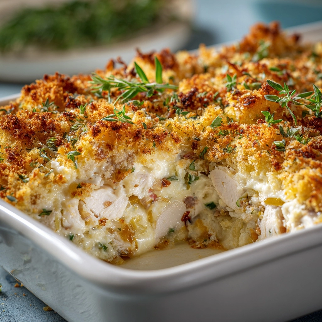 Chicken & Stuffing Casserole Recipe - Recipe Image