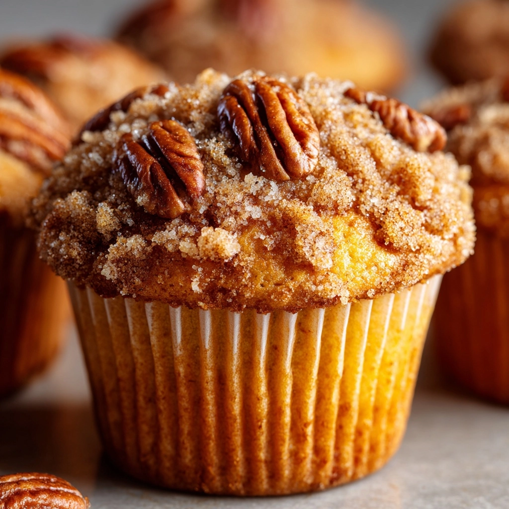 Sweet Potato Muffins with Cinnamon Pecan Streusel Recipe - Recipe Image