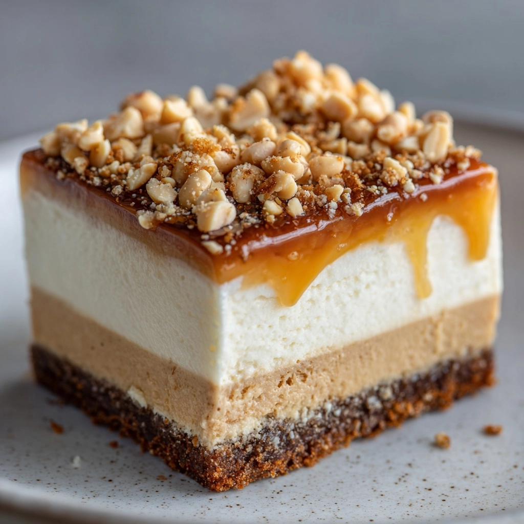 White Chocolate Peanut Butter Cheesecake Recipe - Recipe Image