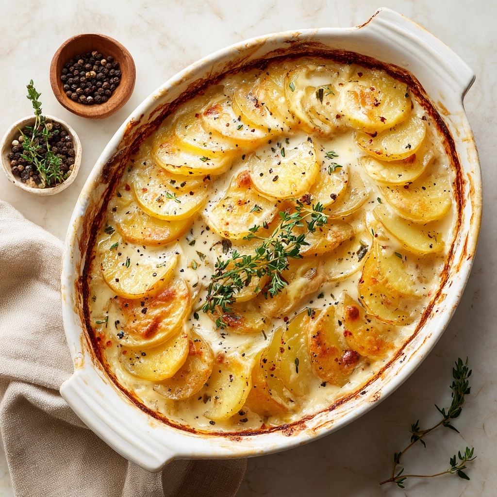 Classic Scalloped Potatoes Recipe - Recipe Image