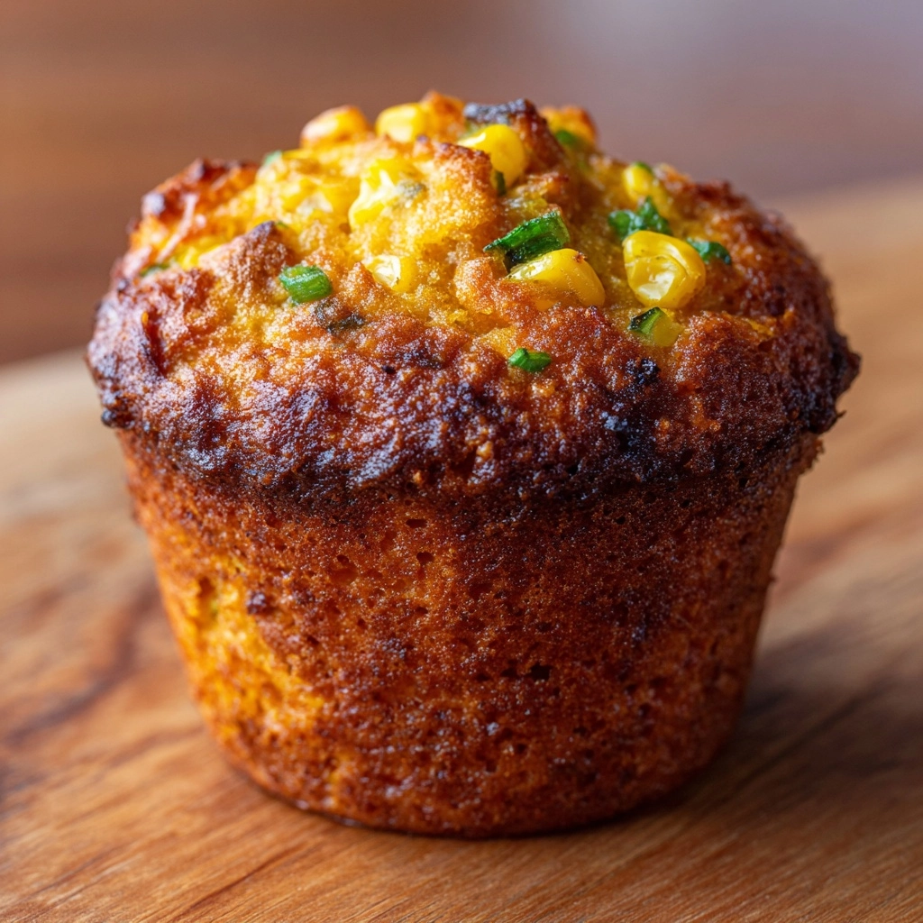 Crispy Cheddar Corn Potato Muffins Recipe - Recipe Image