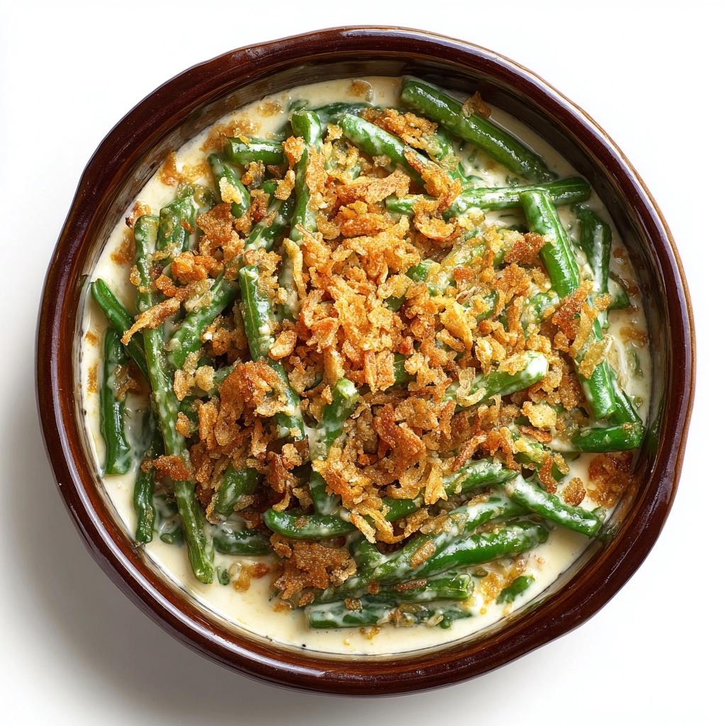 Easy Cream Cheese Green Bean Casserole Recipe - Recipe Image