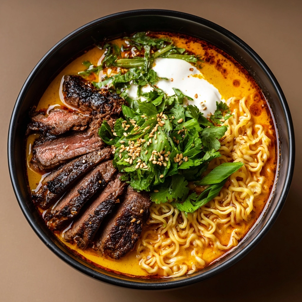 Spicy Korean Ramen Beef: A Delicious and Easy Recipe - Recipe Image