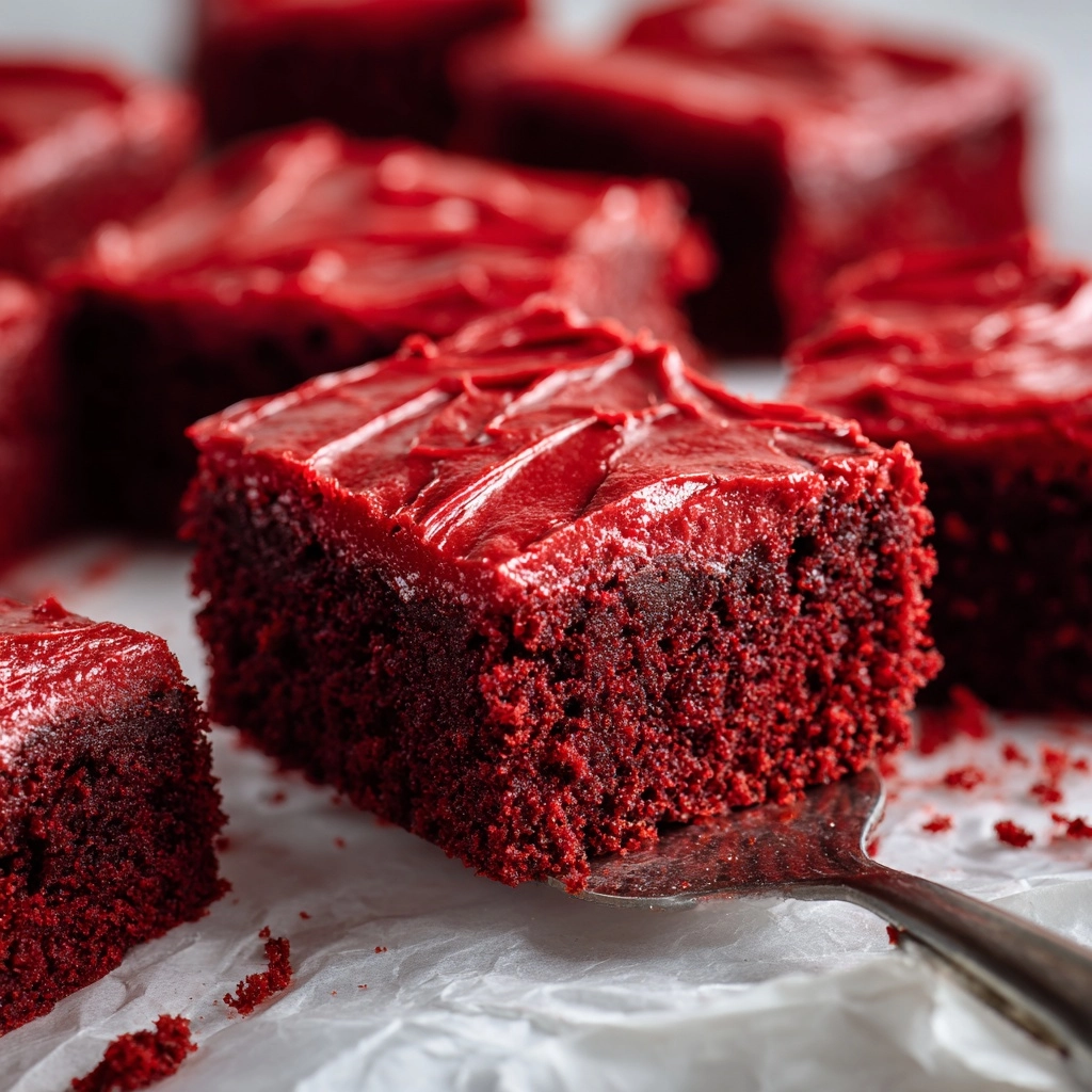 Red Velvet Brownies Recipe - Recipe Image