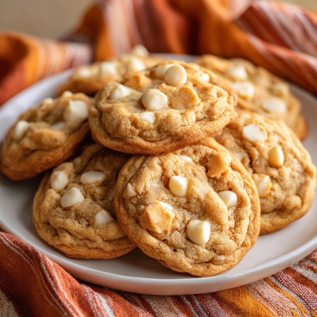 Pumpkin White Chocolate Chip Cookies Recipe - Recipe Image