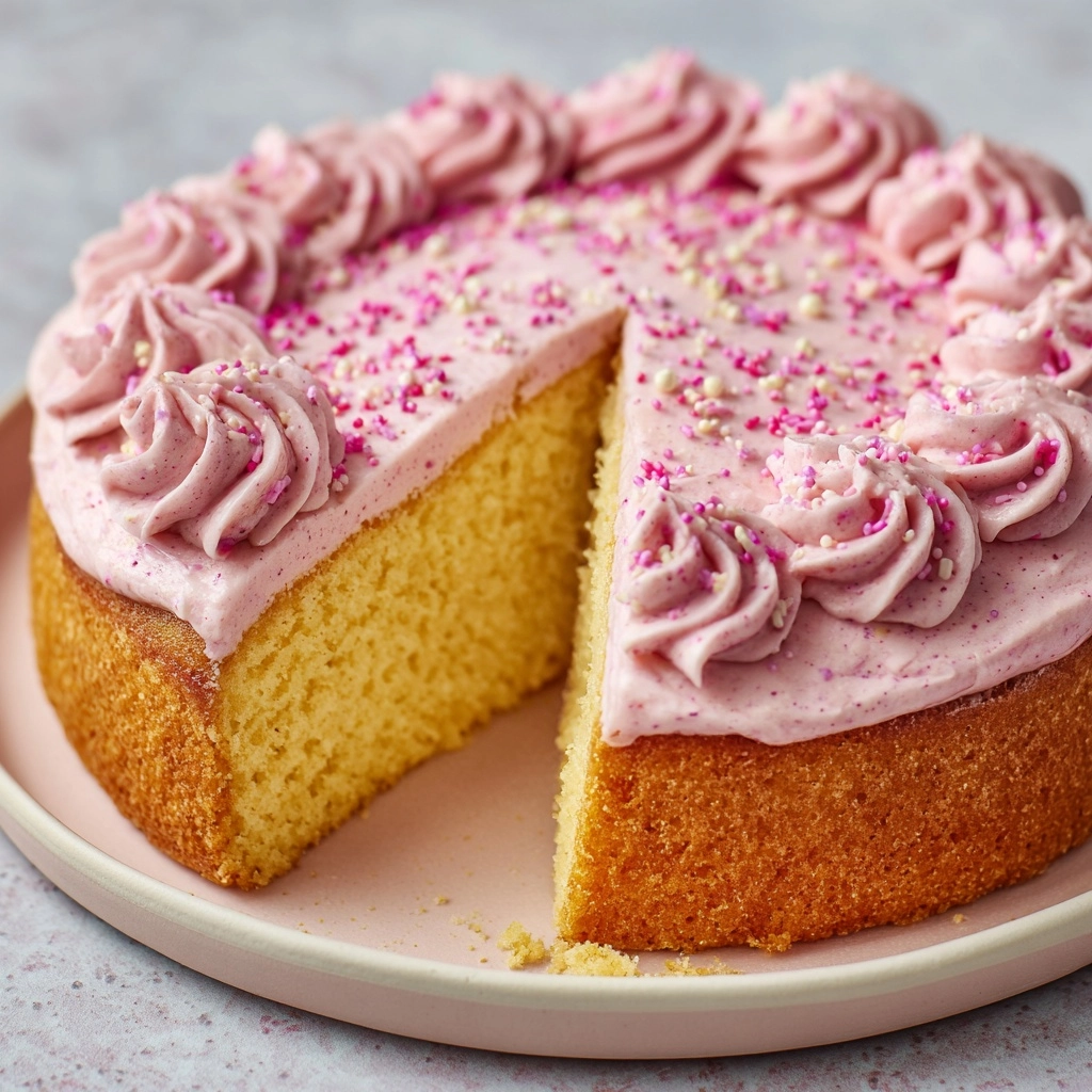 Big Pink Cookie Cake Recipe - Recipe Image