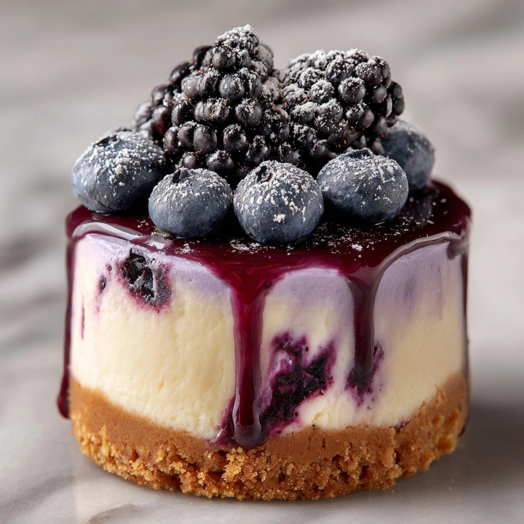 Blueberry Mousse Heaven Cheesecake Recipe - Recipe Image