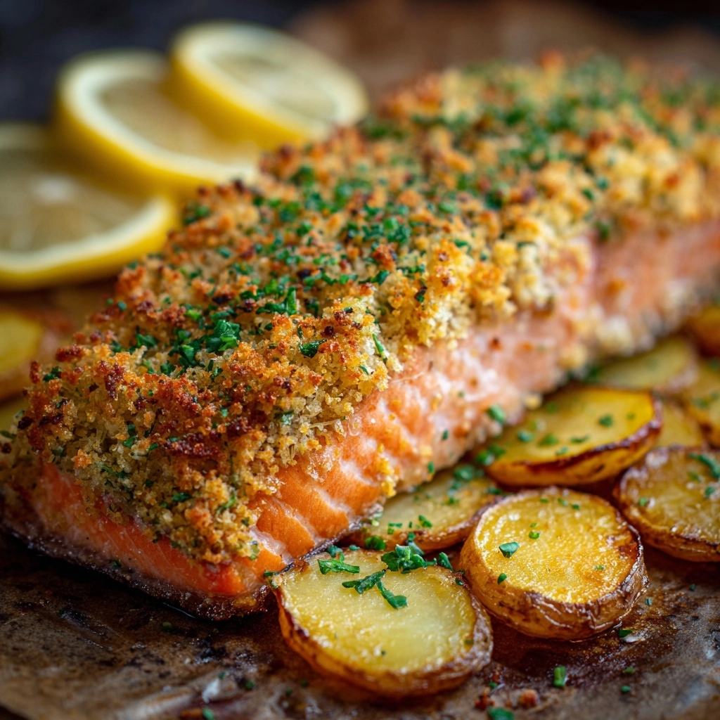 Potato-Crusted Salmon: A Crispy and Elegant Dinner Recipe