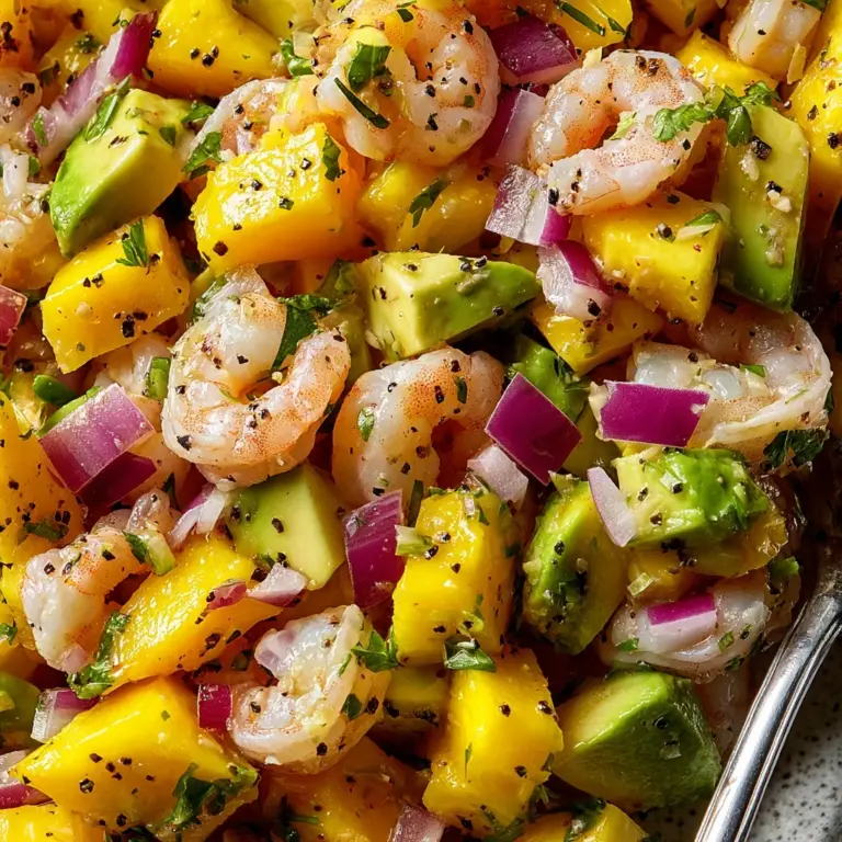 Mango Avocado Shrimp Salad Recipe