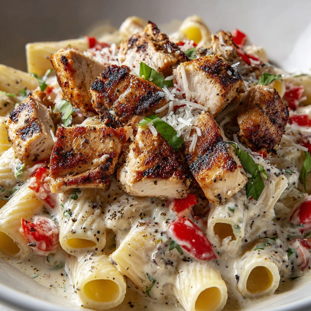 Chicken Caesar Pasta Salad Recipe - Recipe Image