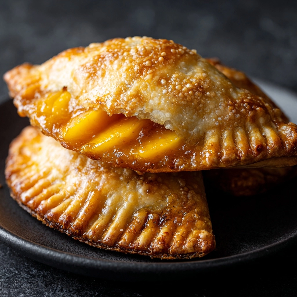 Fried Peach or Apple Pies Recipe - Recipe Image