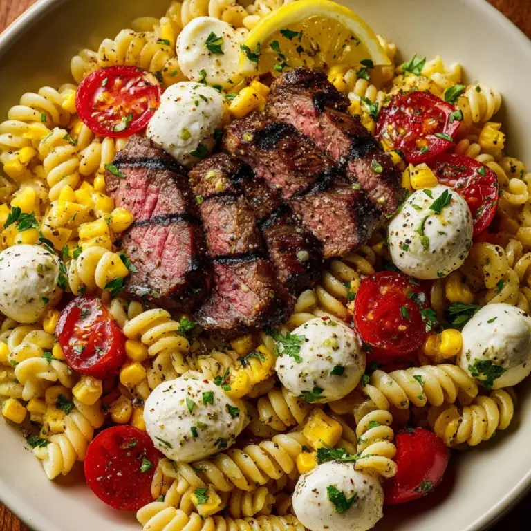 Chimichurri Steak Pasta Salad Recipe