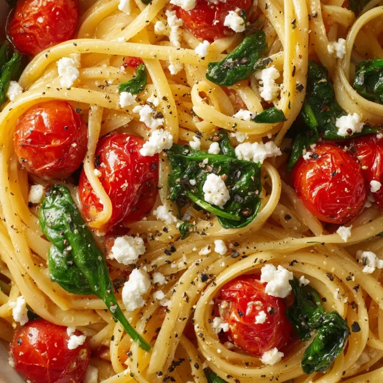 Pasta with Feta and Cherry Tomatoes Recipe