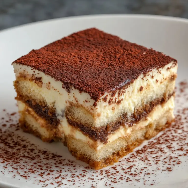 Tiramisu Recipe