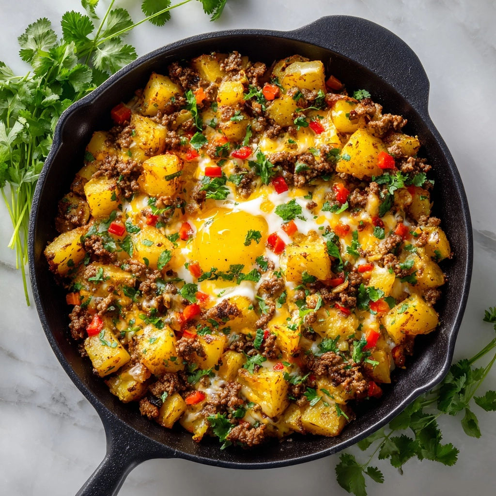 Mexican Ground Beef and Potato Skillet Recipe - Recipe Image