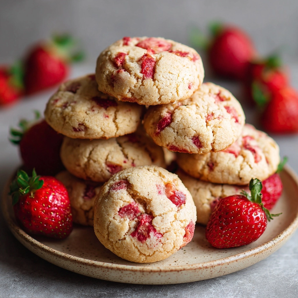 Very Strawberry Protein Cookies Recipe - Recipe Image