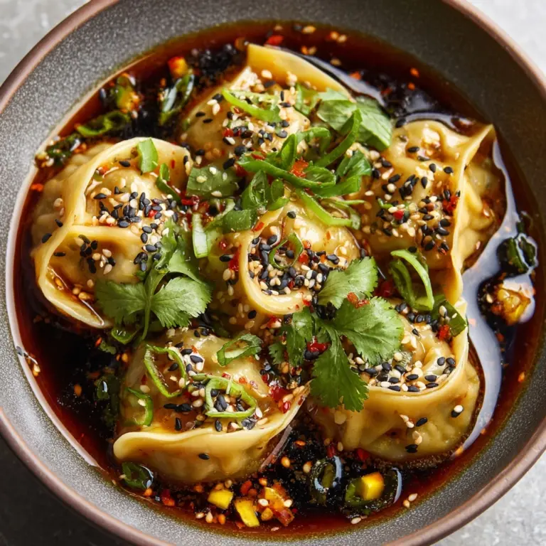 Chili Crisp Butternut Squash Dumplings Recipe