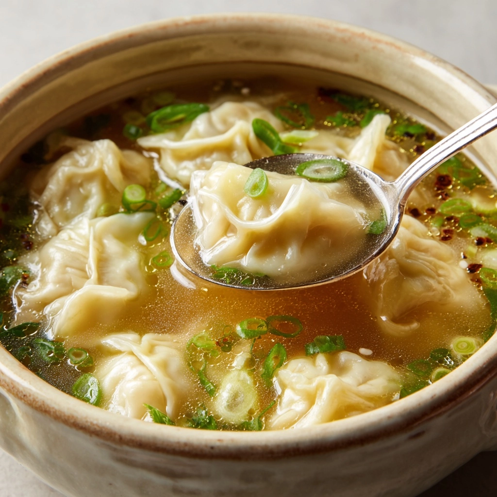 Homemade Wonton Soup Recipe - Recipe Image