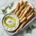 Pita Fries with Tzatziki Recipe