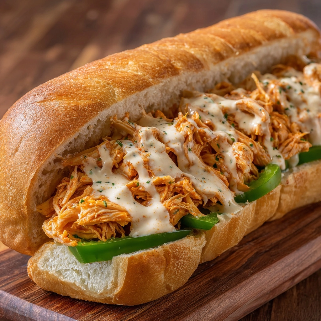 Buffalo Chicken Cheesesteak Recipe - Recipe Image