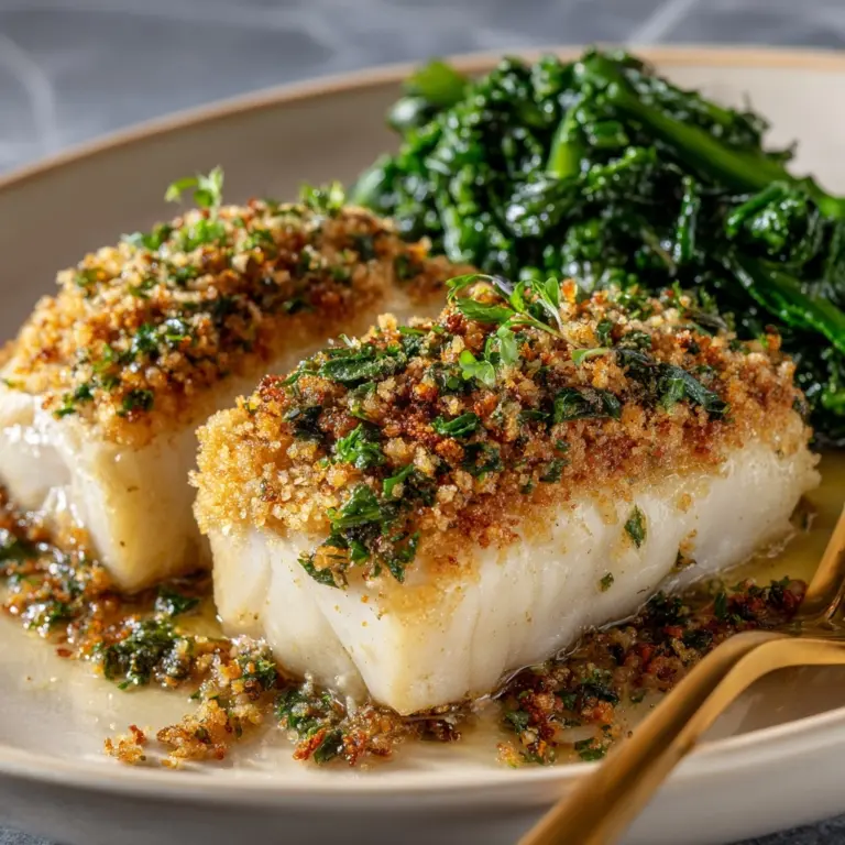 Baked Parmesan Crusted Cod Recipe