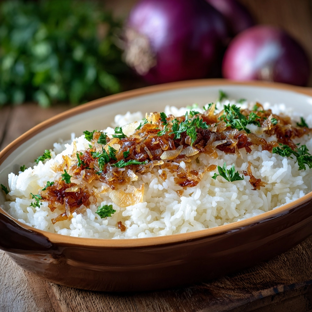 French Onion Butter Rice Recipe