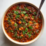 Black Bean and Lentil Soup Recipe